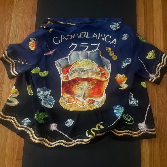 Casa Blanca silk button up